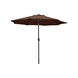 Seasonal Trends 60037 Crank Umbrella, 92.9 in H, 107.9 in W Canopy, 107.9 in L Canopy, Round Canopy, Steel Frame