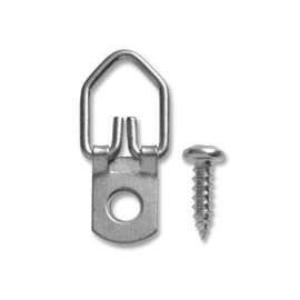 OOK 50206 Picture Hanger, 30 lb, Steel, Zinc