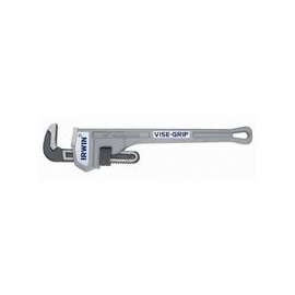 Aluminum Pipe Wrenches, Drop Forged Steel Jaw, 18 in