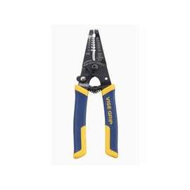 Wire Strippers / Cutters, 6 in, 10-20 AWG, Blue/Yellow