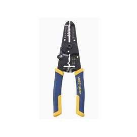 Wire Strippers / Crimpers / Cutters, 7 in, 10-20 AWG, Blue/Yellow