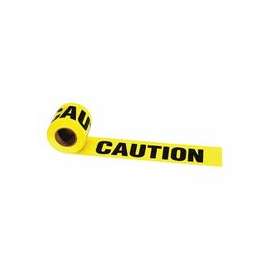 Barrier Tape, 3 in x 300 ft, Caution