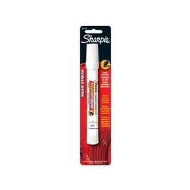 Mean Streak Permanent Marking Sticks, White, Carded