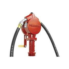 Fill-Rite FR112 Hand Pump, 20 to 34-3/4 in L Suction Tube, 3/4 in Outlet, 10 gal/100 Revolution, Cast Aluminum