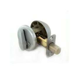 Schlage B60626 Deadbolt, Satin Chrome, 2-3/8 x 2-3/4 in Backset, C Keyway