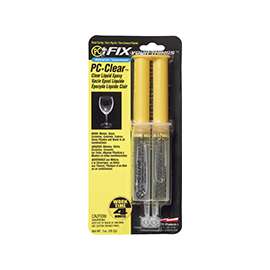 PROTECTIVE COATING PC-CLEAR 70147 Epoxy Adhesive, Clear, Liquid, 1 oz Syringe