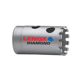 Lenox Diamond 1225618DGHS Hole Saw, 1-1/8 in Dia, 1-5/8 in D Cutting
