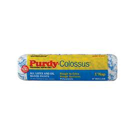 Purdy Colossus 144630095 Single Roller Cover, Latex and Oil-Based Paints and Primers Paint, 1 in Thick Nap