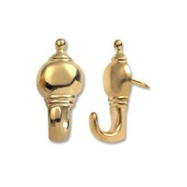 OOK Colonial Series 53500 Decorative Pushpin Hanger, 10 lb, Brass Plated