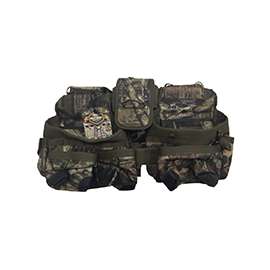 Bucket Boss 85035 Suspension Rig, 52 in Waist, Fabric, Mossy Oak, 28-Pocket