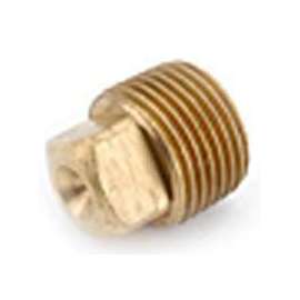 Anderson Metals 738114-20 Solid Pipe Plug, 1-1/4 in, IPT, Brass