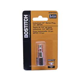 Bostitch BTFP72319 Hose Plug, 1/4 in, FNPT, Steel, Plated