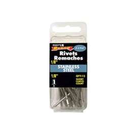 Arrow RSST1/8 Pop Rivet, Short, 1/8 in L, Stainless Steel