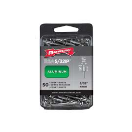 Arrow RSA5/32IP Short Pop Rivet, 1/8 in L, Aluminum