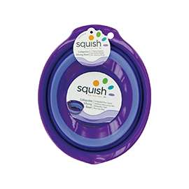Squish 41003 Mixing Bowl, 1.5 qt Capacity, Plastic, Purple