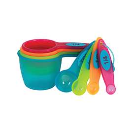 Zing! 93009 Combo Measuring Cup/Spoon Set, Assorted