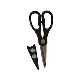 Oneida 57003 Kitchen Shear, 3-1/2 in L Blade, Soft-Grip Handle, 9-1/2 in OAL