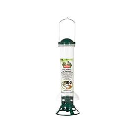 Perky-Pet 5141-2 Wild Bird Feeder, 18-7/64 in H, 3.5 lb, Metal, Clear, Hanging Mounting