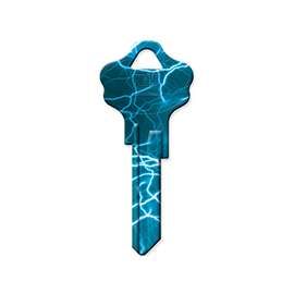 HY-KO 16010KW10 Key Blank, Brass, Painted, For: Kwikset KW1, Titan KW10 Keyways
