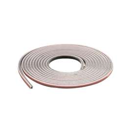 M-D 04267 Replacement Weatherstrip, 1/4 in W, 7/32 in Thick, 17 ft L, Vinyl, Gray, Self Adhesive Mounting