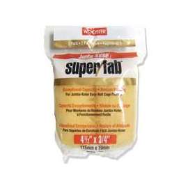 WOOSTER RR309-4 1/2 Paint Roller Cover, 3/4 in Thick Nap, 4-1/2 in L, Knit Fabric Cover, Golden Yellow