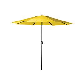 Seasonal Trends 60038 Crank Umbrella, 92.9 in H, 107.9 in W Canopy, 107.9 in L Canopy, Round Canopy, Steel Frame