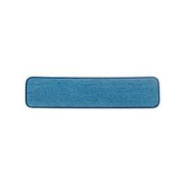 Rubbermaid Q41000BL00 Mop Pad, 18-1/2 in L, 5-1/2 in W, 1/2 in Thick, Blue