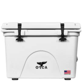ORCA ORCW058 Cooler, 58 qt Capacity, White, Up to 10 days Ice Retention