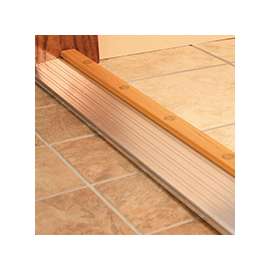 M-D 43822 Break Threshold, 36 in L, 4-9/16 in W, Aluminum