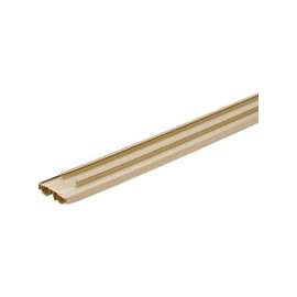 M-D 43820 Door Bottom, 35-3/16 in L, 1-3/4 in W, 1/2 in H, Vinyl