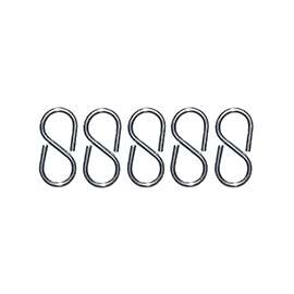 ProSource LR-375-PS S-Hook, 25 lb Working Load, 3 mm Dia Wire, Steel, Zinc