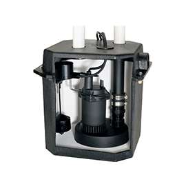 Flotec FPZS33LTS/FPOS180 Heavy-Duty Sink Pump System, 8.5 A, 115 V, 0.33 hp, 1-1/2 in Outlet, 22 ft Max Head