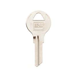 HY-KO 11010AP3 Key Blank, Brass, Nickel, For: Chicago Cabinet, House Locks and Padlocks