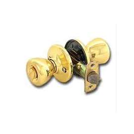 Kwikset 400T36ALRCSKDBX Keyed Entry Knob, Polished Brass