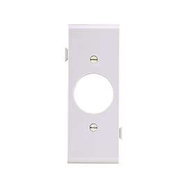Eaton Wiring Devices STC7W Sectional Wallplate, 4-1/2 in L, 2-3/4 in W, 1 -Gang, Polycarbonate, White, High-Gloss