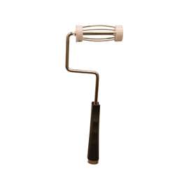 WOOSTER F0010-4 Roller Frame, 4 in L Roller, Polypropylene Handle, Threaded Handle