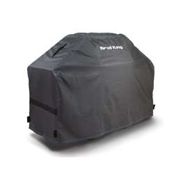 Broil King 68487 Grill Cover, 21-1/2 in W, 46 in H, Polyester/PVC, Black