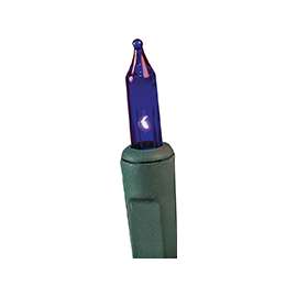 Hometown Holidays U10E406H Light Set, Christmas, 120 V, 4.8 W, 50-Lamp, LED Lamp, Purple Lamp, 13.58 ft L