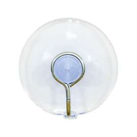 CRAWFORD SCS4 Suction Cup Hook, 1-1/8 in Base, 1 lb Working Load