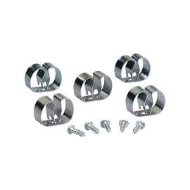 CRAWFORD 13200 Grip Clip, Small, Steel, Silver, For: Brooms, Mops, Lawn and Garden Tools