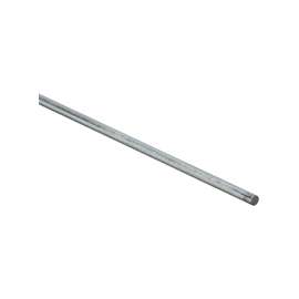 Stanley Hardware 4005BC Series N179-754 Round Smooth Rod, 3/16 in Dia, 36 in L, Steel, Zinc