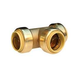 B & K ProLine Series 632-004 Pipe Tee, 3/4 in, Push-Fit, Brass