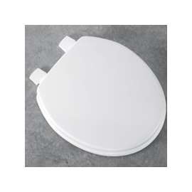 BEMIS 500PROAR-006 Toilet Seat, Round, Molded Wood, Beige, Adjustable Hinge