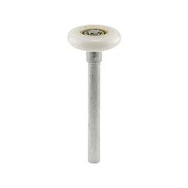 Prime-Line GD 52140 Door Roller, 1-7/8 in Dia Roller, 1/2 in W Roller, Steel, White