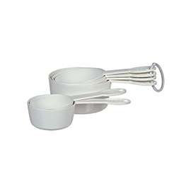 Prepworks BA-3518 Measuring Cup Set, ABS/Polypropylene, White