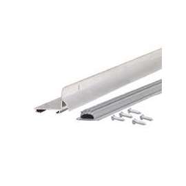 M-D 06015 Door Bottom with Drip Cap, 36 in L, 1-3/8 in W, 1-3/32 in H, Aluminum