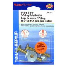 MP 2PK Snap Toilet Bolt