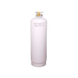 Worthington 282170 Propane Cylinder, 100 lb Tank, Steel, White
