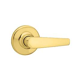 Kwikset 200DL-3 6AL Passage Lever, Metal, Polished Brass
