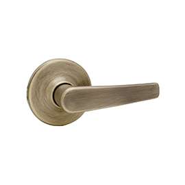 Kwikset 200DL-5 6AL Passage Lever, Antique Brass